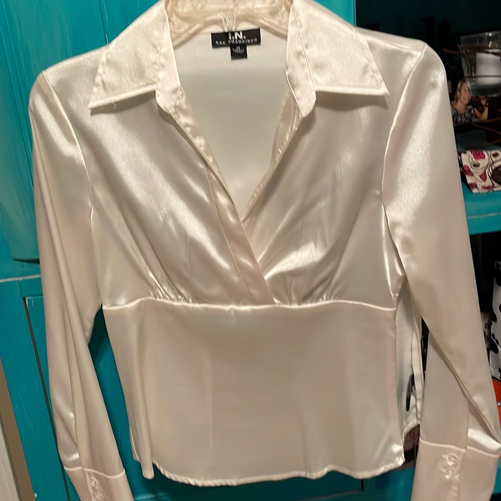 I.N. Cream blouse